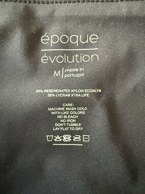 époque évolution black activewear  running pants